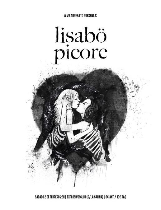 Diseño de cartel e ilustración Lisabö + Picore